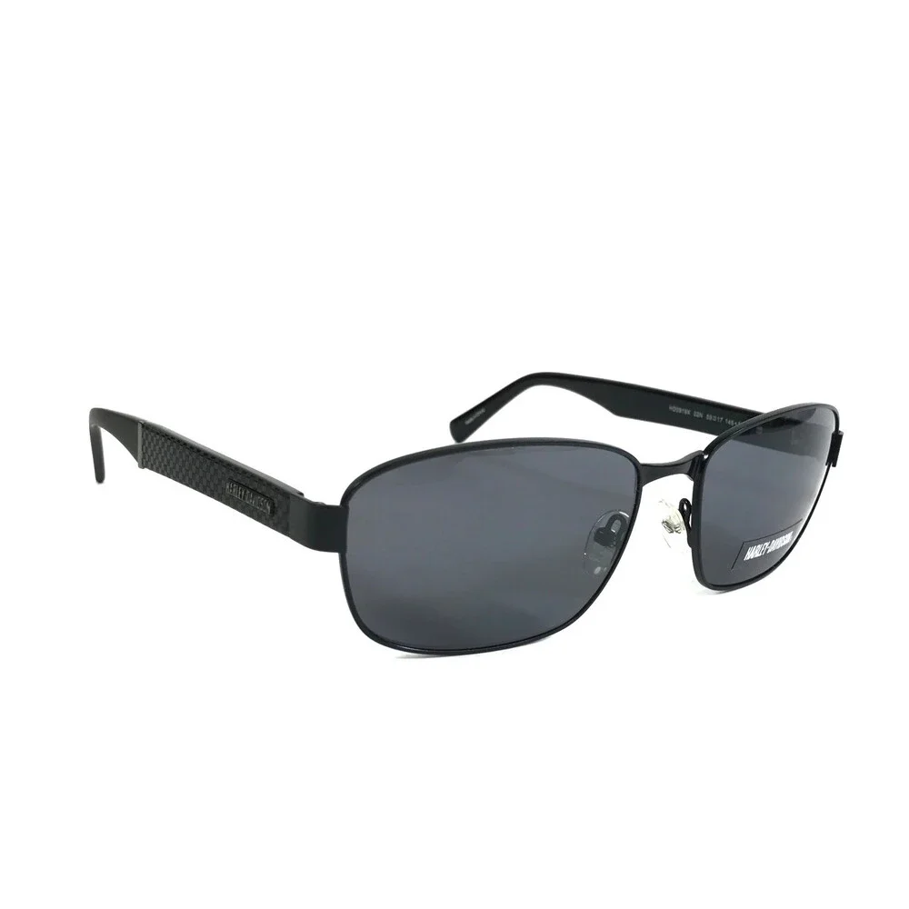 Harley-Davidson Sunglasses HD0919X 02N Matte Black Frames with Dark Gray Lenses